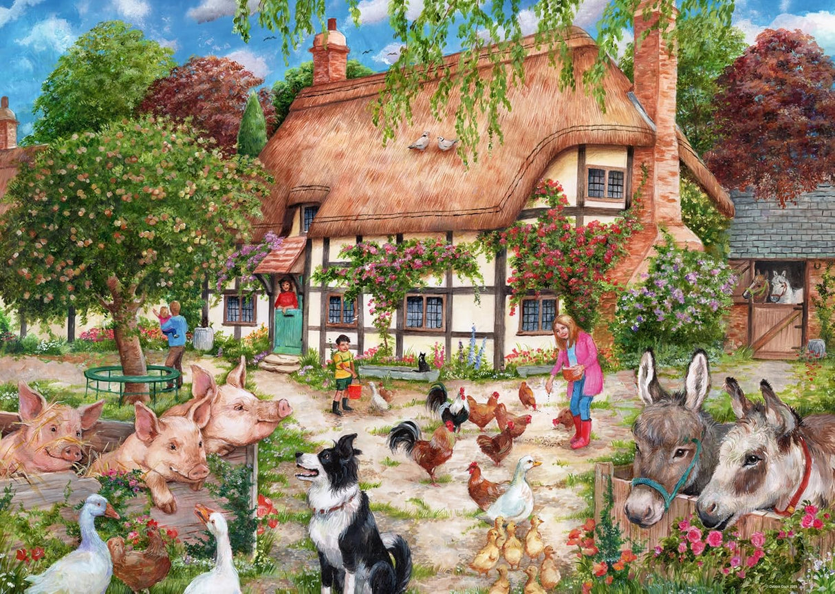 Ravensburger - Farm Cottage 1000 pieces - Modern Brands Australia