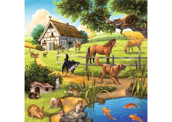Ravensburger - Forest Zoo & Pets Puzzle 3x49p - Modern Brands Australia