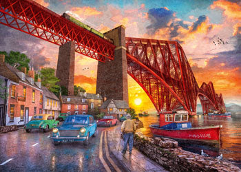 Rburg - Forth Bridge at Sunset Puzzle 1000p - Modern Brands Australia