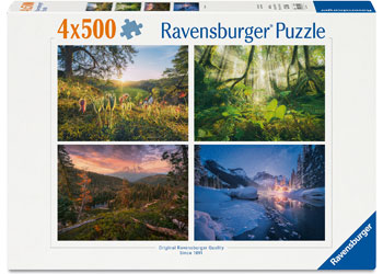 Ravensburger Four Seasons Puzzle 4x500 Pieces - Modern Brands Australia