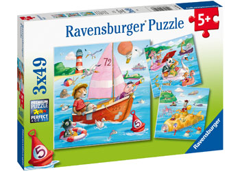 Ravensburger - Fun On The Water 3x49p - Modern Brands Australia