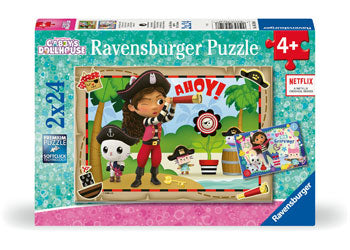 Ravensburger Gabby's Dollhouse Lets Pirate Party! 2x24 Piece - Modern Brands Australia