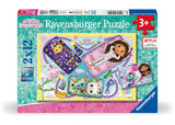 Ravensburger Gabby's Dollhouse Magical Sleepover 2x12 Pieces - Modern Brands Australia