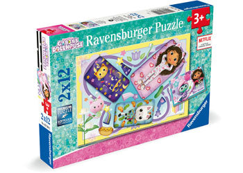 Ravensburger Gabby's Dollhouse Magical Sleepover 2x12 Pieces - Modern Brands Australia