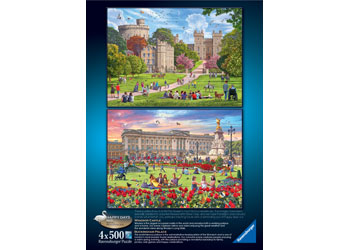 Ravensburger Happy Days No 4 Royal Residences 4x500 Pieces - Modern Brands Australia