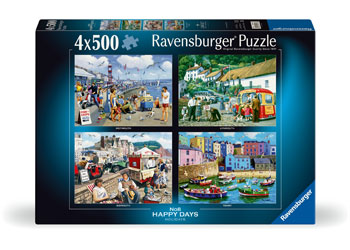Ravensburger Happy Days No 8 Holidays Puzzle 4X500 Pieces - Modern Brands Australia