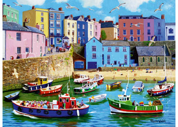 Ravensburger Happy Days No 8 Holidays Puzzle 4X500 Pieces - Modern Brands Australia