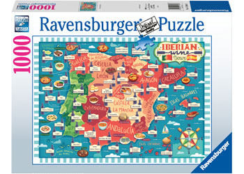 Ravensburger - Iberian Wine Tour Puzzle 1000p - Modern Brands Australia