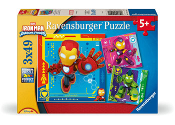 Ravensburger Iron Man & His Awesome Puzzle Friends 3x49 pieces - Modern Brands Australia