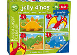 Ravensburger - Jolly Dinos My First Puzzle 2/3/4/5p - Modern Brands Australia