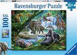 Rburg - Jungle Animals Puzzle 100p - Modern Brands Australia