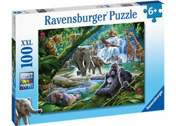 Rburg - Jungle Animals Puzzle 100p - Modern Brands Australia