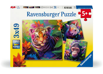 Ravensburger - Jungle Babies 3x49p - Modern Brands Australia