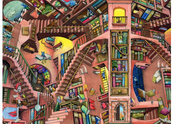 Ravensburger - Ludicrous Library Puzzle 500p - Modern Brands Australia