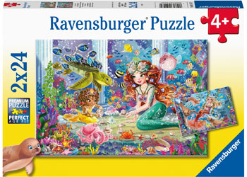 Rburg - Mermaid Tea Party Puzzle 2x24p - Modern Brands Australia