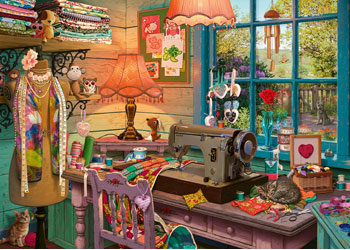 Ravensburger - My Haven No 2 The Sewing Shed Puzzle 1000p - Modern Brands Australia