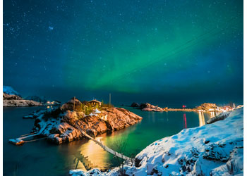 Rburg - Northern Lights Over Bergsfjord 500p - Modern Brands Australia