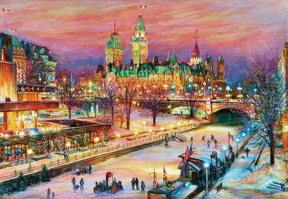 Rburg - Ottawa Winterlude Festival Puzzle 1000p - Modern Brands Australia