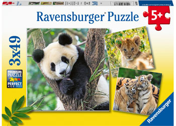 Rburg - Panda Lion and Tiger 3x49p - Modern Brands Australia
