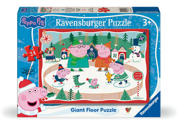Ravensburger Peppa Pig Christmas Giant Floor Puzzle 24 Piece - Modern Brands Australia