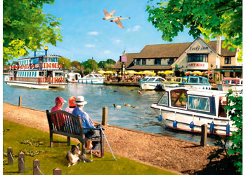 Rburg - Picturesque Norfolk Puzzle 2x500p - Modern Brands Australia