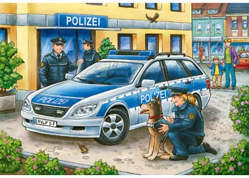 Ravensburger - Police And Firefighters Puzzle 2x12p - Modern Brands Australia