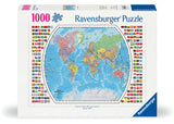 Rburg - Political World Map Puzzle 1000p - Modern Brands Australia