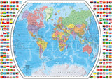 Rburg - Political World Map Puzzle 1000p - Modern Brands Australia
