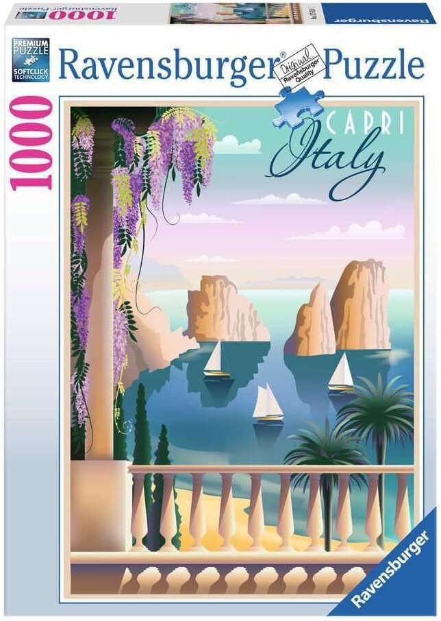Ravensburger - Postcard From Capri Italy Puzzle 1000p - Modern Brands Australia