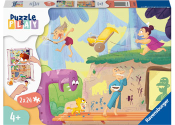 Ravensburger - Prehistoric People 2x24p - Modern Brands Australia