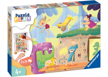 Ravensburger - Prehistoric People 2x24p - Modern Brands Australia