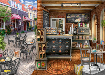 Rburg - Quaint Cafe Puzzle 1000p - Modern Brands Australia