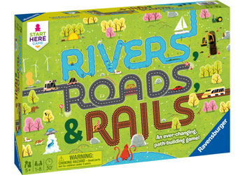 Ravensburger - Rivers Roads & Rails Game - Modern Brands Australia