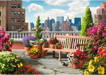 Rburg - Rooftop Garden Puzzle 500pLF - Modern Brands Australia