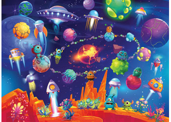 Ravensburger - Space Aliens 60p - Modern Brands Australia