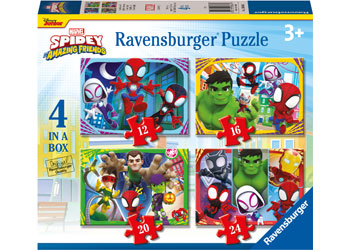 Ravensburger Spiderman It's Spidey Time! 12/16/20/24 Pieces - Modern Brands Australia