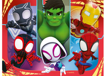 Ravensburger Spiderman It's Spidey Time! 12/16/20/24 Pieces - Modern Brands Australia