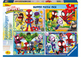 Ravensburger Spidey's Team Bumper Pack 4x42 Pieces - Modern Brands Australia