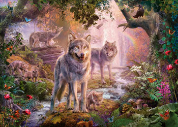 Rburg - Summer Wolves Puzzle 1000p - Modern Brands Australia