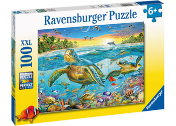 Rburg - Swim with Sea Turtles Puzzle 100p - Modern Brands Australia