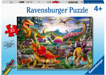 Rburg - T-Rex Terror Puzzle 35p - Modern Brands Australia