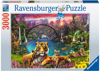 Rburg - Tigers in Paradise Puzzle 3000p - Modern Brands Australia