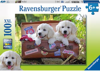 Ravensburger - Travelling Puppies Puzzle 100p - Modern Brands Australia