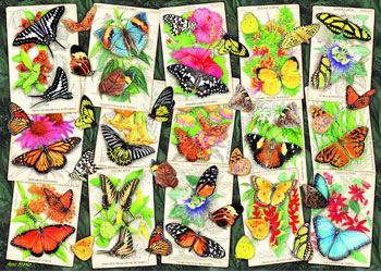 Ravensburger - Tropical Butterflies Puzzle 1000p - Modern Brands Australia