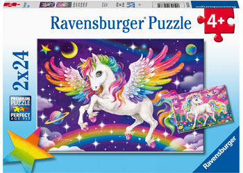 Ravensburger - Unicorn And Pegasus 2x24p - Modern Brands Australia