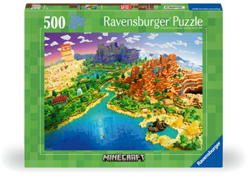 Ravensburger World of Minecraft 500 Puzzle 500 Pieces - Modern Brands Australia