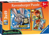 Ravensburger - Zootopia 2, 3x49 piece puzzle - Modern Brands Australia