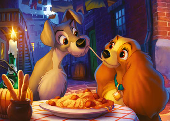 Rburg - Disney Moments 1955 Lady and Tramp 1000p - Modern Brands Australia