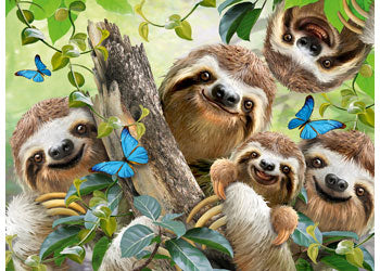 Rburg - Sloth Selfie Puzzle 500p - Modern Brands Australia