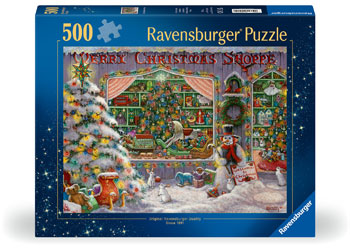 Ravensburger - The Christmas Shop Puzzle 500p - Modern Brands Australia